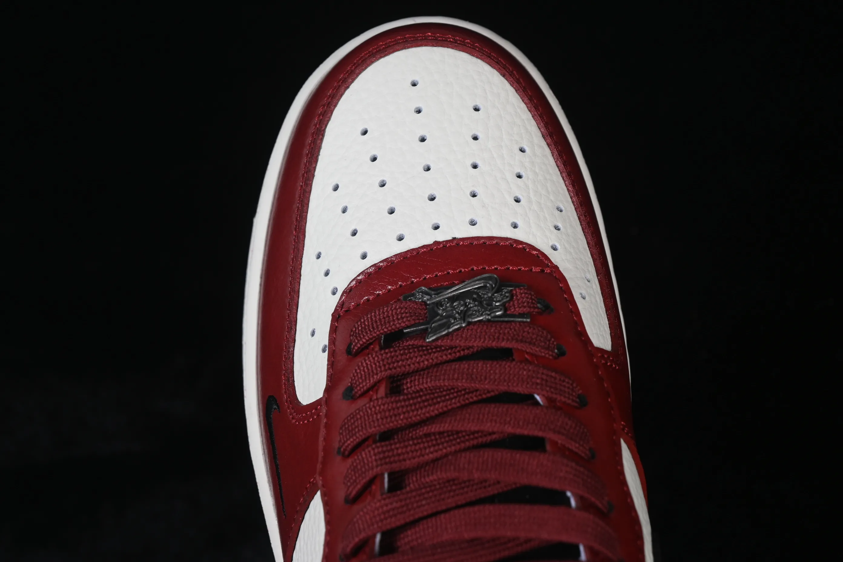 All categories Nk Air Force 1 Air Force series Nk Air Force 1 Low Air Force low top Nike Air Force 1'07 Low Year of the Horse limited edition Red milk white Air Force 1 low top casual sneakers HF3148-102